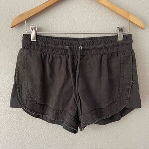 ATHLETA Charcoal Gray Linen Shorts Size 2